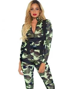 Tomfoolery Pretty Camo Paratrooper Ladies Costume - Leg Avenue Ladiesc