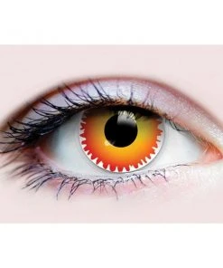 Tomfoolery Primal Costume Contact Lenses - Creepy Clown
