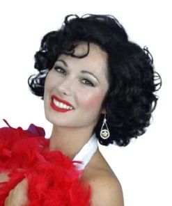 Carnival Products 1920's Wig Silver Screen Star - Black