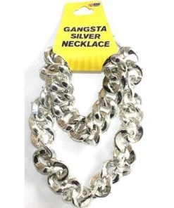 Allen Trading Chunky Silver Chain Necklace 1970's