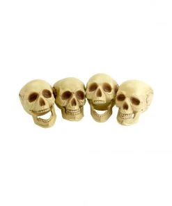 Smiffys Skull Heads Pack Of 4