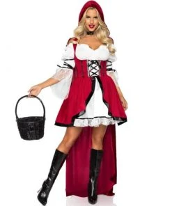 Tomfoolery Ladiesc Storybook Red Riding Hood Ladies Costume By Leg Avenue