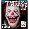 Carnival Products Tinsley FX Full Face Temp Tattoo - Clown Face
