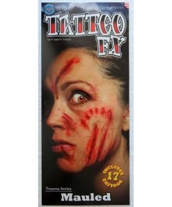 Carnival Products Tinsley FX Temp Tattoo - Mauled Accessoriesc