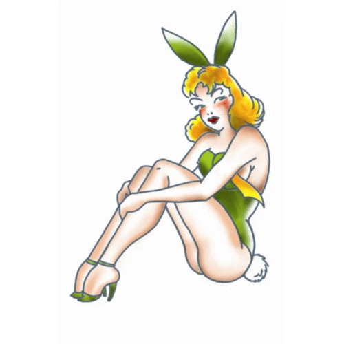 Carnival Products Tinsley FX Temp Tattoo - Bunny Pin Up Girl Tattoos 1 Carnival Products Tinsley FX Temp Tattoo - Bunny Pin Up Girl Tattoos