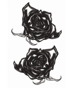 Carnival Products Tinsley FX Temp Tattoo - Black Roses Tattoos