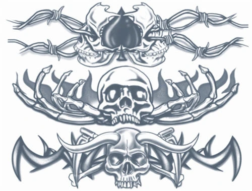 Carnival Products Tinsley FX Temp Tattoo Body Band - Reaper 3 Carnival Products Tinsley FX Temp Tattoo Body Band - Reaper