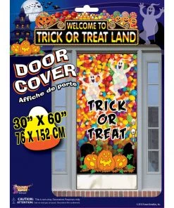 Tomfoolery Trick Or Treat Land Halloween Door Cover Props