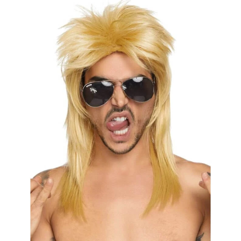 Tomfoolery Unisex Rockstar Wig - Blonde - Leg Avenue Wigsc 2 Tomfoolery Unisex Rockstar Wig - Blonde - Leg Avenue Wigsc