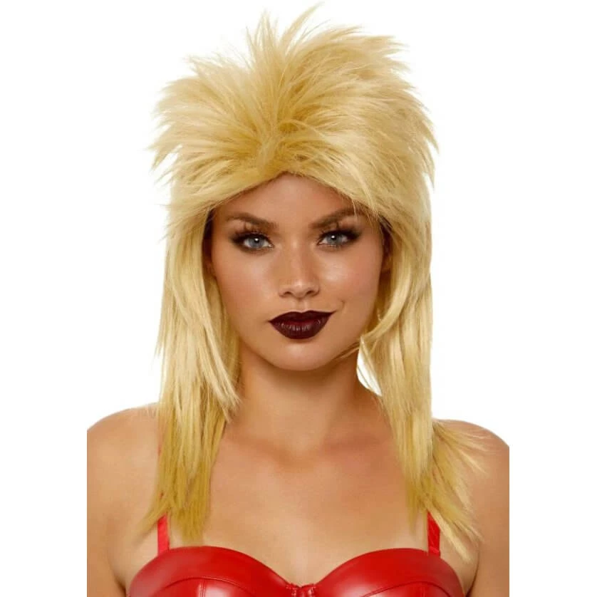 Tomfoolery Unisex Rockstar Wig - Blonde - Leg Avenue Wigsc 1 Tomfoolery Unisex Rockstar Wig - Blonde - Leg Avenue Wigsc