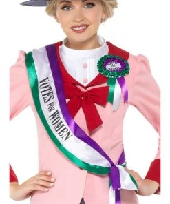 Smiffys Victorian Suffragette Kit For Women & Girls