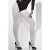 Smiffys White Opaque Tights