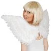 Tomfoolery Accessoriesc Wings Up White Feather Wings