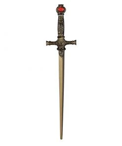 Tomfoolery Wizard Sword Gold With Rubies