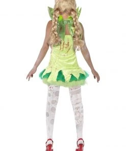 Smiffys Zombie Fairy Halloween Ladies Costume