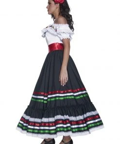 Smiffys Authentic Western Sexy Senorita Costume Ladiesc