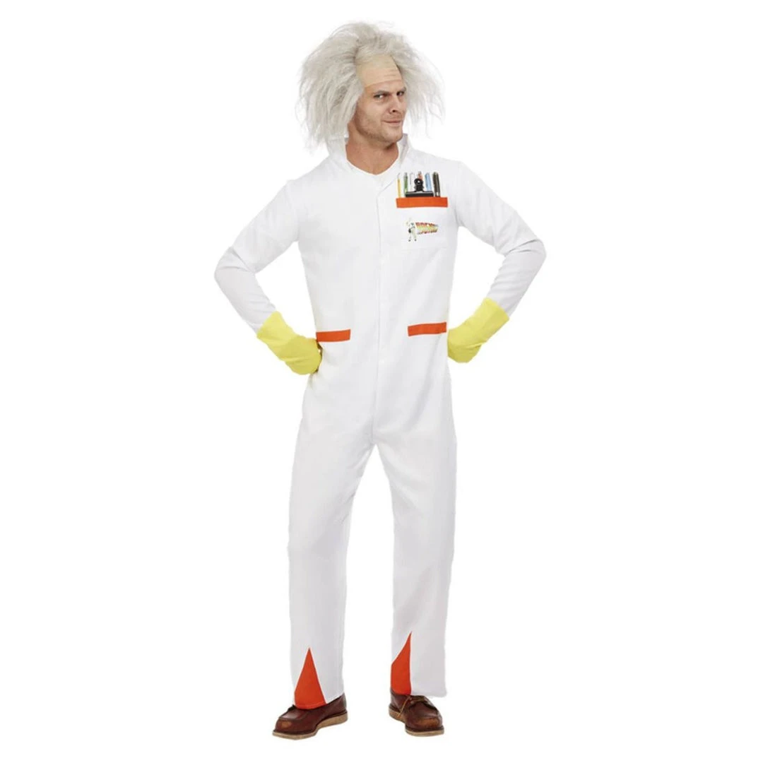 Smiffys Back To The Future Doc Costume Mensc 1 Smiffys Back To The Future Doc Costume Mensc