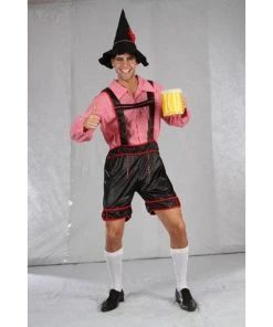 Trademart Mensc Beer Man With Red Check Shirt