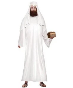 Tomfoolery Biblical Times White Wiseman Adult Costume