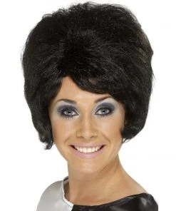 Smiffys 1960's Beehive Wig - Black