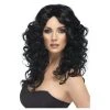 Smiffys Glamour Wig - Black Wigsc