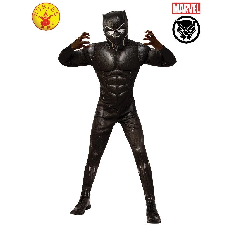 Rubie's Deerfield Boys Costumes Black Panther Deluxe Teen Costume 1 Rubie's Deerfield Boys Costumes Black Panther Deluxe Teen Costume