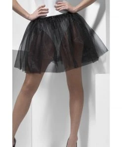 Smiffys Petticoat Underskirt - Black Petticoats & Tutus