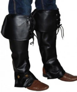 Swedia's Pirate Boot Covers - Black