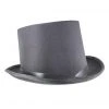 Trademart Black Satin Top Hat Accessoriesc