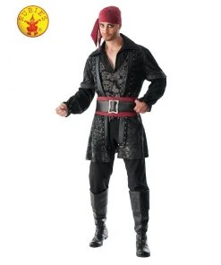 Rubie's Deerfield Mensc Black Beard Deluxe Pirate Costume - Adult