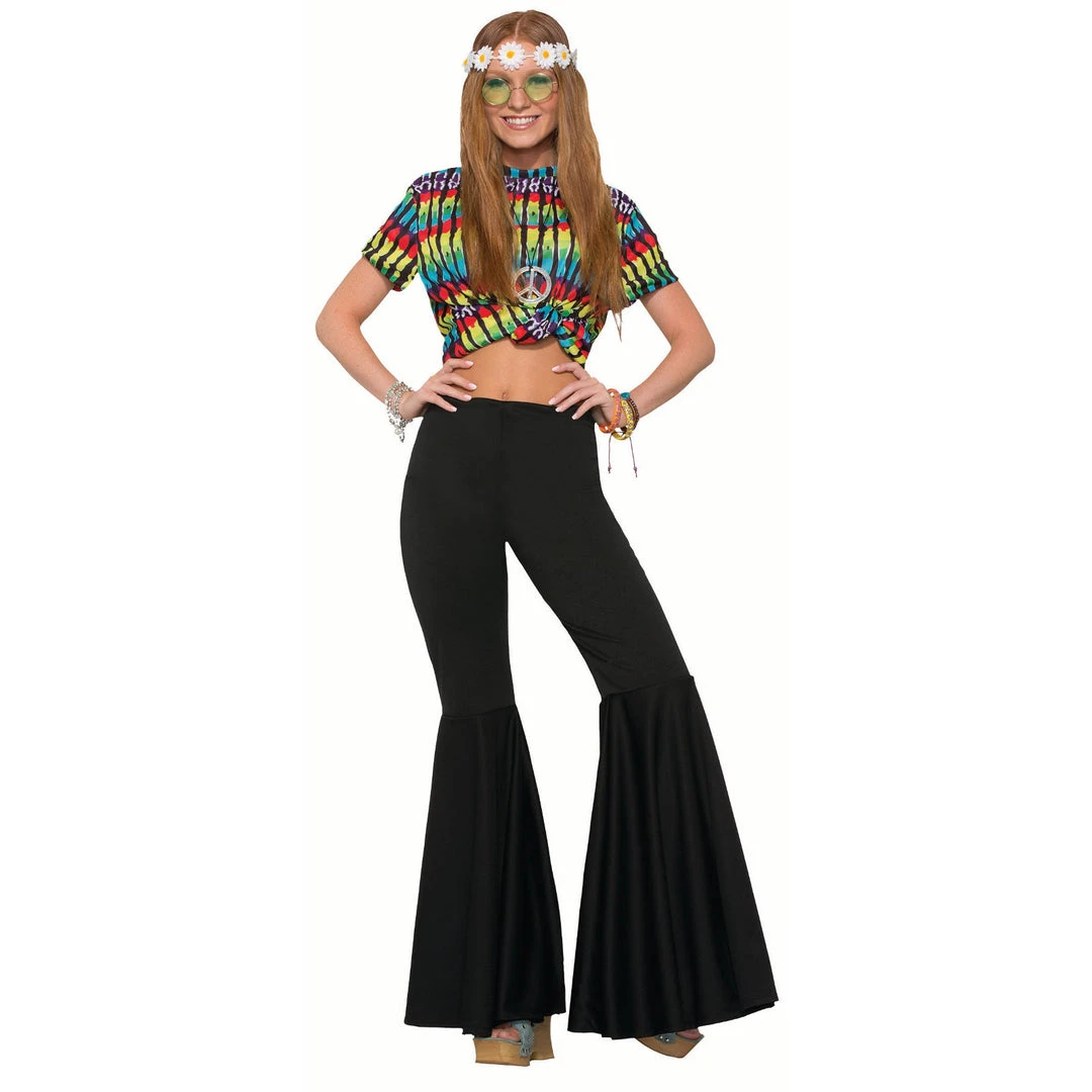 Forum Novelties Black Hippie Female Pants Ladiesc 1 Forum Novelties Black Hippie Female Pants Ladiesc