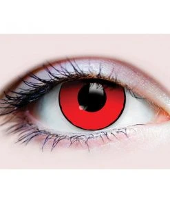 Tomfoolery Primal Contact Lenses - Blood Eyes - Red With Black Rim