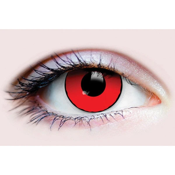 Tomfoolery Primal Contact Lenses - Blood Eyes - Red With Black Rim 1 Tomfoolery Primal Contact Lenses - Blood Eyes - Red With Black Rim