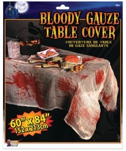 Forum Novelties Bloody Gauze Table Cover Halloweenc