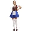 Smiffys Dirndl Brown And Blue Costume