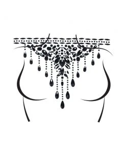 Tomfoolery Choker Adhesive Body Jewels By Leg Avenue