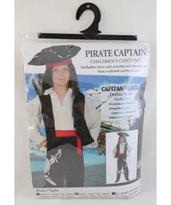 Trademart Boys Pirate Captain Costume