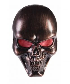 Tomfoolery Bronze Skull Mask