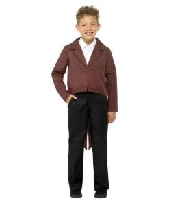 Smiffys Colonial Brown Tailcoat-Child