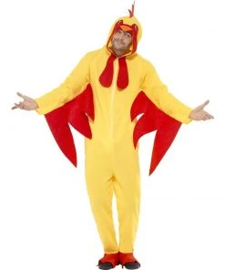 Smiffys Chicken Costume With Hood Mensc