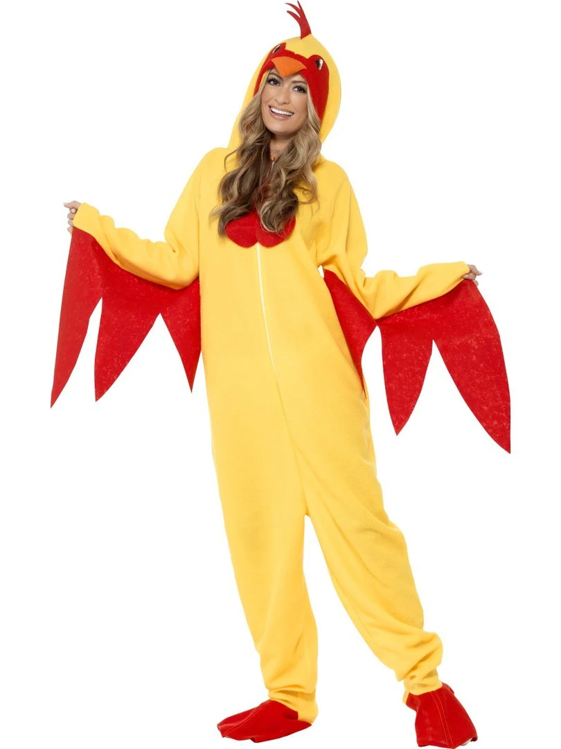 Smiffys Chicken Costume With Hood Mensc 4 Smiffys Chicken Costume With Hood Mensc