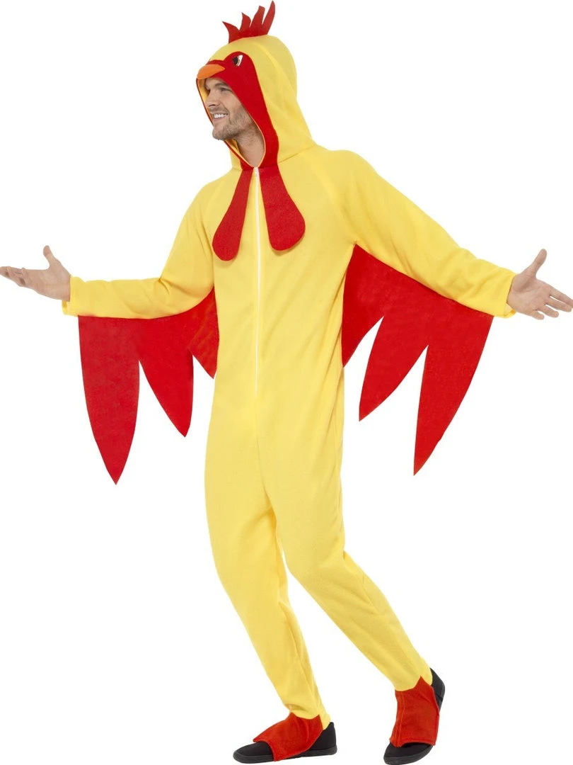 Smiffys Chicken Costume With Hood Mensc 2 Smiffys Chicken Costume With Hood Mensc