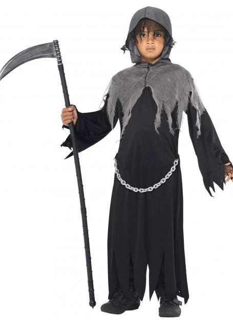 Smiffys Child Grim Reaper Costume 1 Smiffys Child Grim Reaper Costume