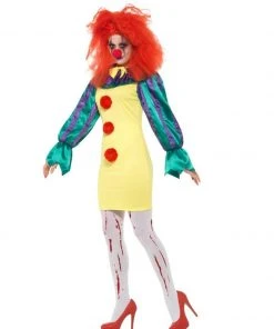 Smiffys Penny The Clown Lady Costume Ladiesc