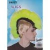 Interalia Group Colored Punk Rocker Mohawk Wig 1970's