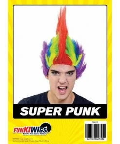 Allen Trading Super Punk Mohawk Wig 1970's