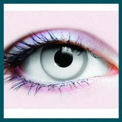 Tomfoolery Accessoriesc Primal Contact Lenses - Zombie I - White