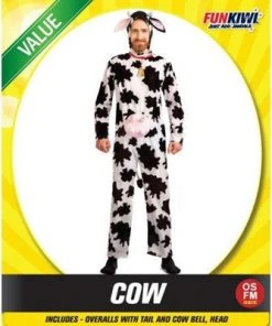 Allen Trading Adult Cow Jumpsuit Costume Mensc
