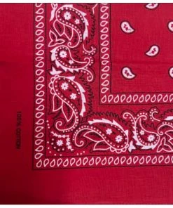 JD Party Accessoriesc Red Paisley Cowboy Bandana