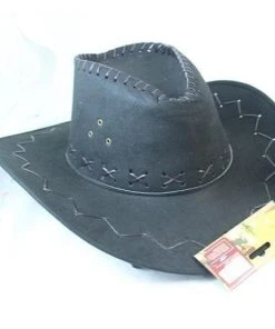 Trademart Accessoriesc Cowboy Ranch Black Hat